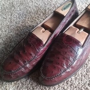 Vintage Bally Ostrich shoes size 12